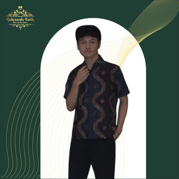 Kemeja Batik Tulis - Lengan Pendek (1) (Batik Tulis Shirt - Short Sleeve (1) )